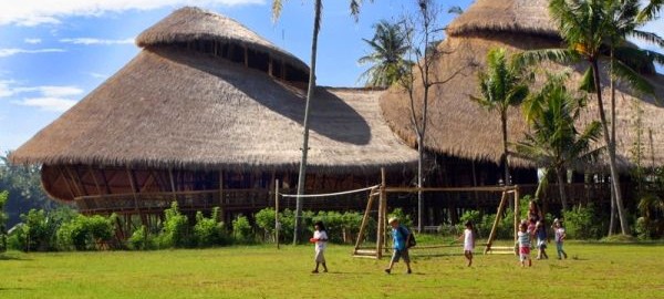 A Green School, em Bali